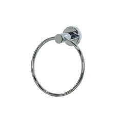 Milano Kika Towel Ring - Chrome Finish - Slide 1