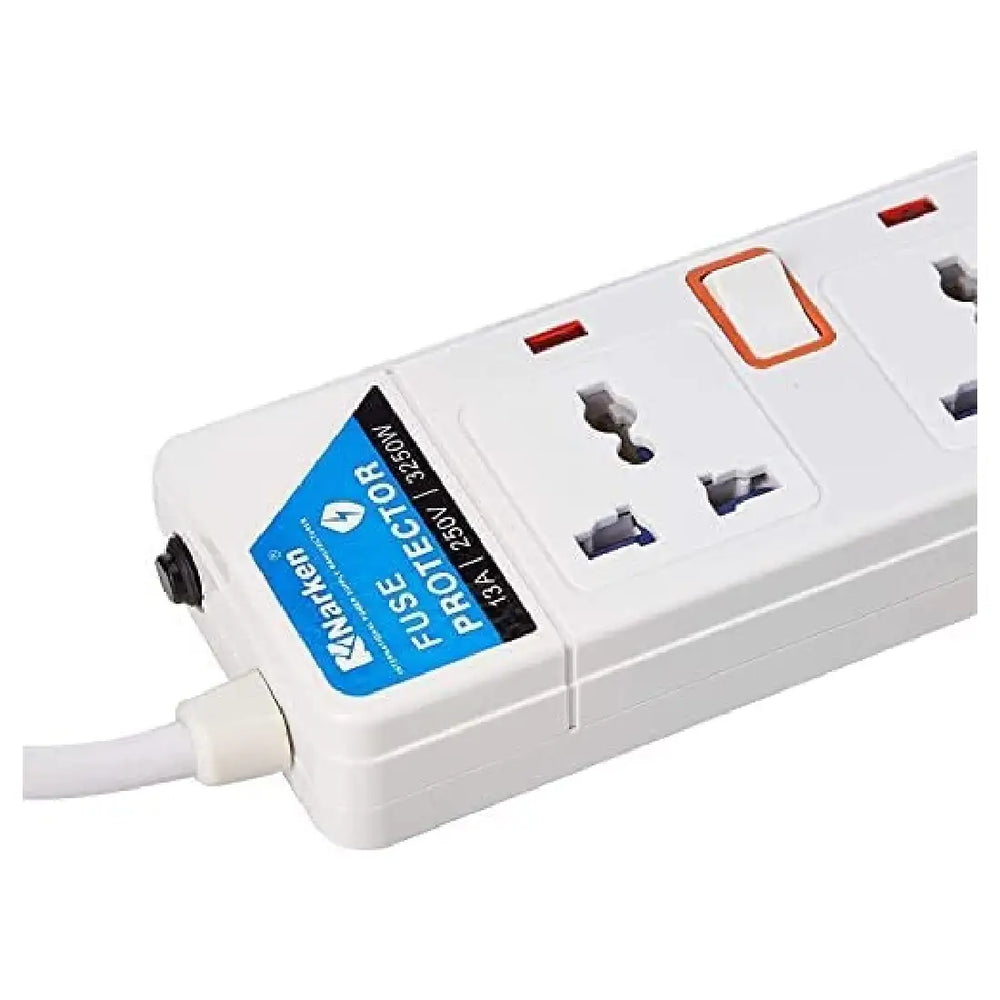 Narken NK-E106 6-Way Extension Cord 13A, 3m