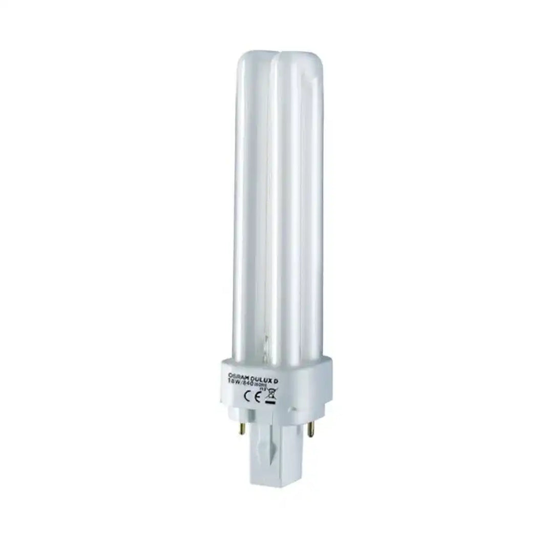 Osram Dulux D CFL Bulb, Energy Saving Lamp 13W/865, 855lm, G24d-1 Cool Daylight