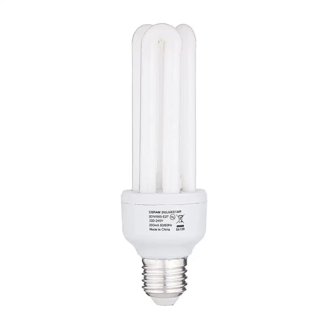Osram Duluxstar CFL Bulb, Energy Saving Lamp 20W, 1200lm, E27 - Warm White