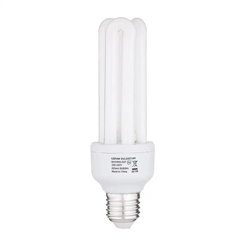 Osram Duluxstar CFL Bulb, Energy Saving Lamp 20W, 1200lm, E27 - Warm White