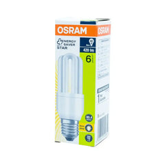 Osram Duluxstar CFL Bulb, Energy Saving Lamp 8W, 420lm, E27 - Warm White - Slide 2