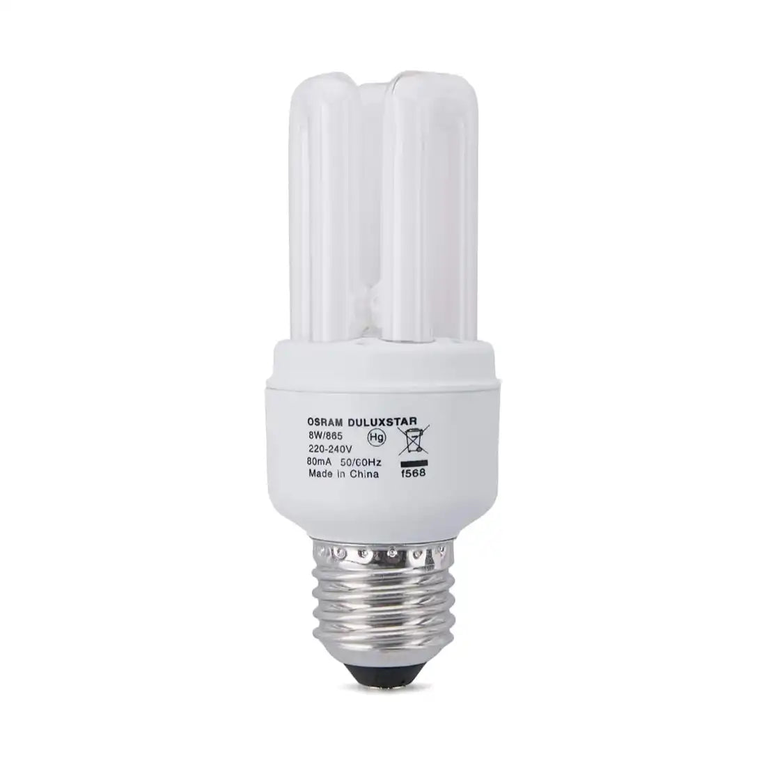 Osram Duluxstar CFL Bulb, Energy Saving Lamp 8W, 420lm, E27 - Warm White