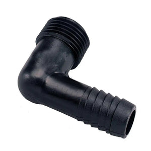 PVC Garden Male Elbow Drip Irrigation Connector, 1/2x13mm, 50 pcs