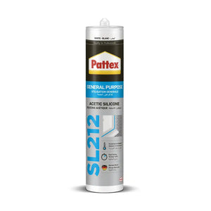 Pattex SL212 General Purpose Silicone, 280ml - White