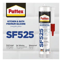 Pattex SF525 Kitchen & Bath Premium Silicone Sealant, 280ml - White - Slide 4