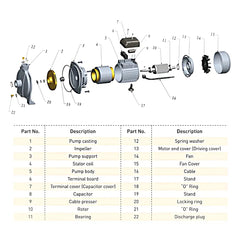 RR 1HP Centrifugal Water Pump RRCP-1.0S-11 - Slide 2