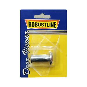 Robustline Door Viewer Lens, Wide Angle - Chrome Plated