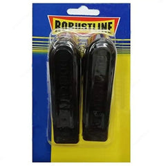 Robustline 40142 Door Stopper Wedge 2Pcs, 100 x 29mm - Black - Slide 1