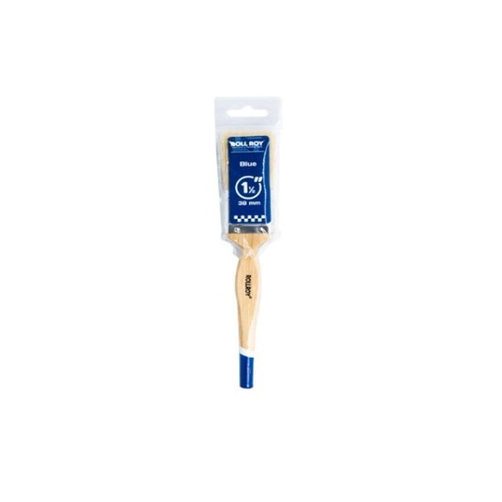 Rollroy Paint Brush White Bristle with Blue Tip 1.5 inch