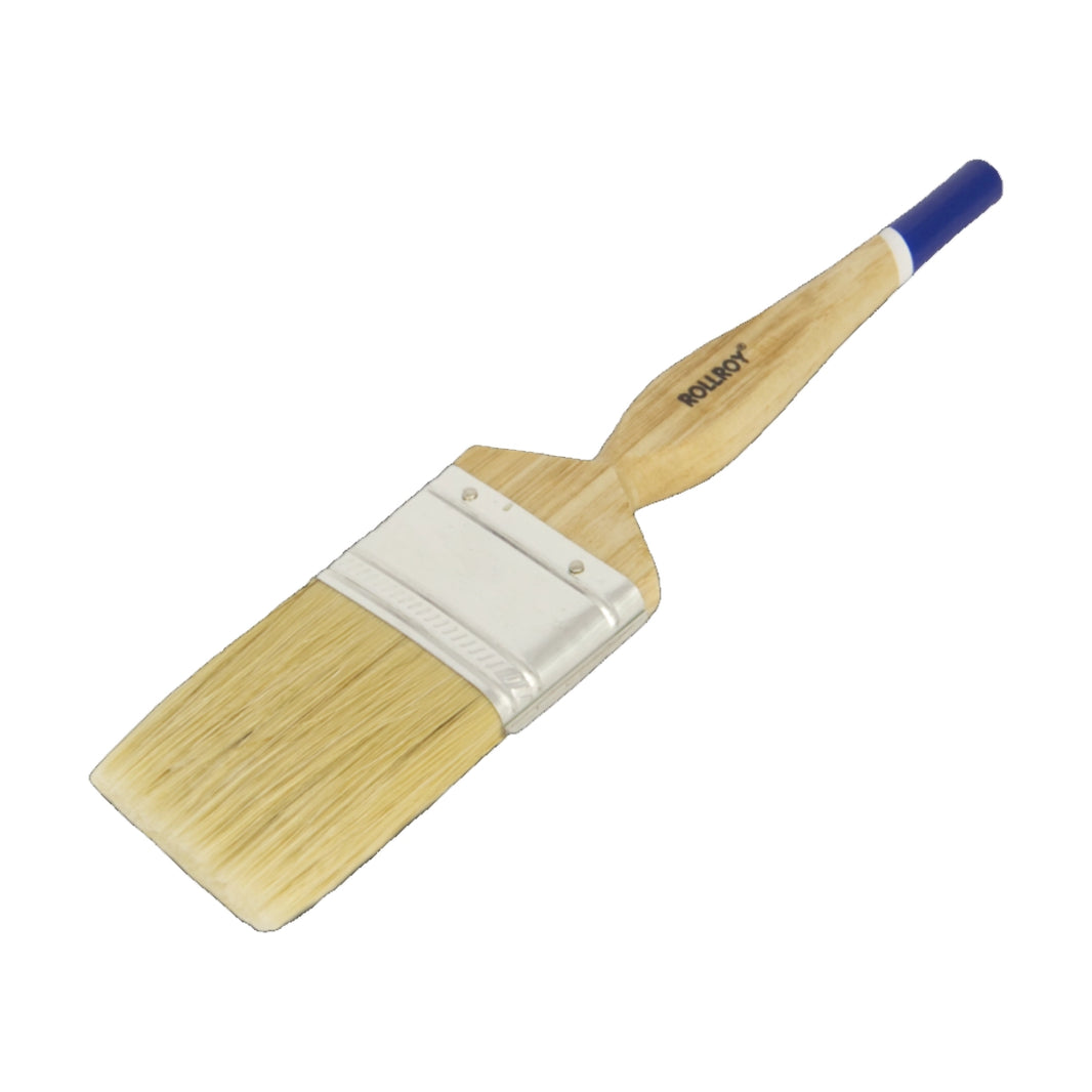 Rollroy Paint Brush White Bristle with Blue Tip 1.5 inch