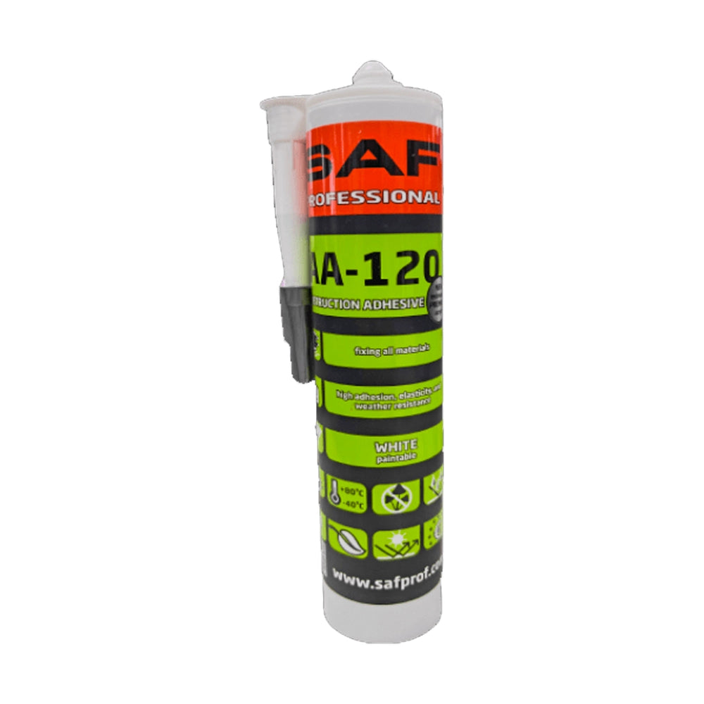 SAF Pro High Acrylic Adhesive AA-120 White