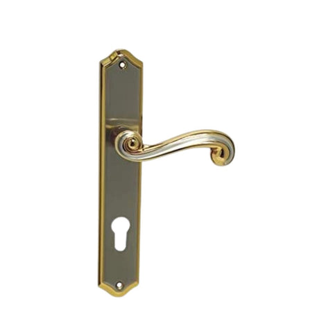 STS LD74-1D Mortise Lock Door Handle - Rose Zinc