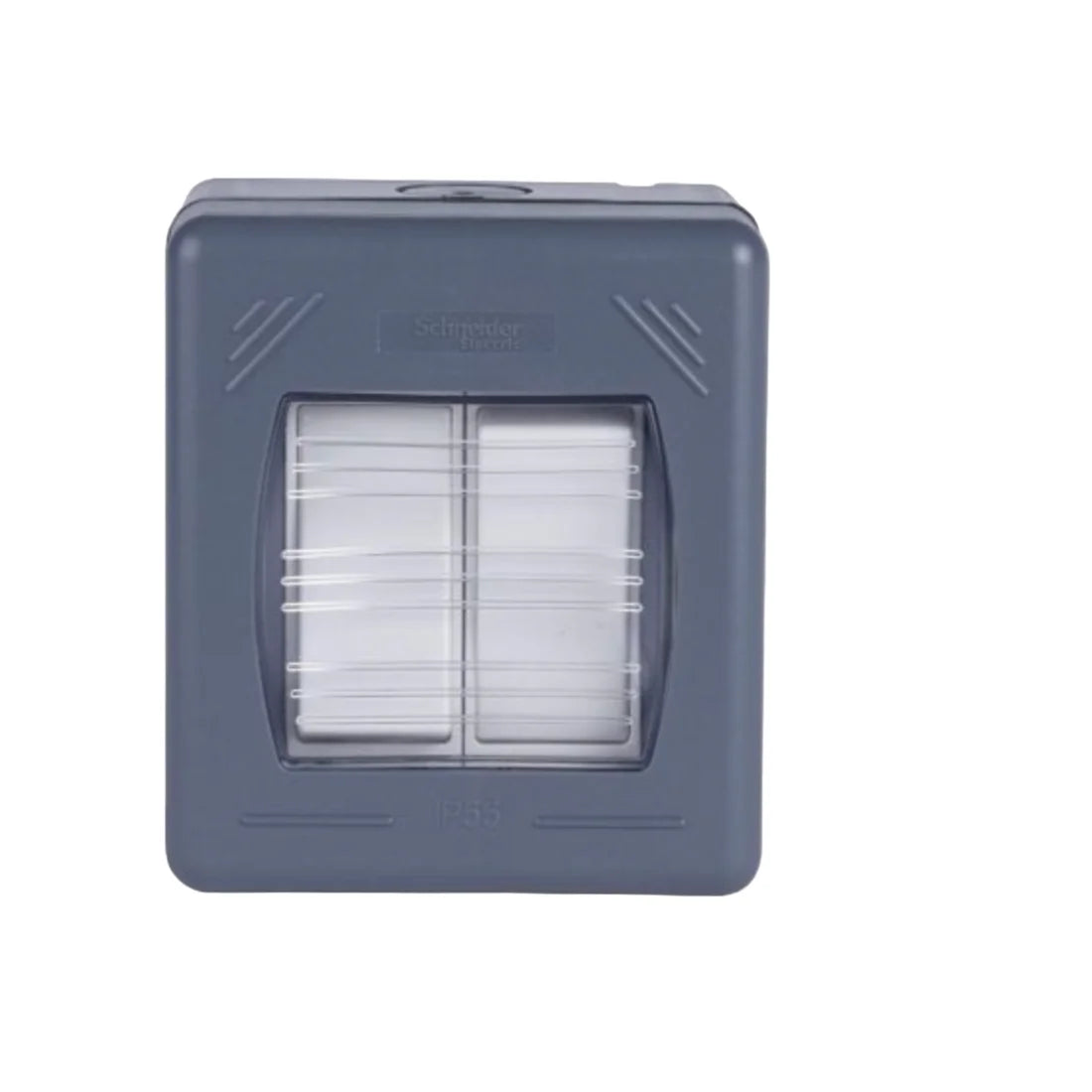 Schneider Electric GWP1622 Weatherproof Light Switch IP55 2 Gang 2 Way