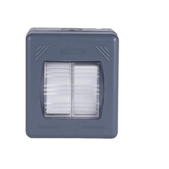 Schneider Electric GWP1622 Weatherproof Light Switch IP55 2 Gang 2 Way - Slide 1