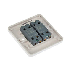 Schneider Electric Lisse 2 Way Plate Switch GGBL1022NIS, 2 Gangs 10AX - White - Slide 3