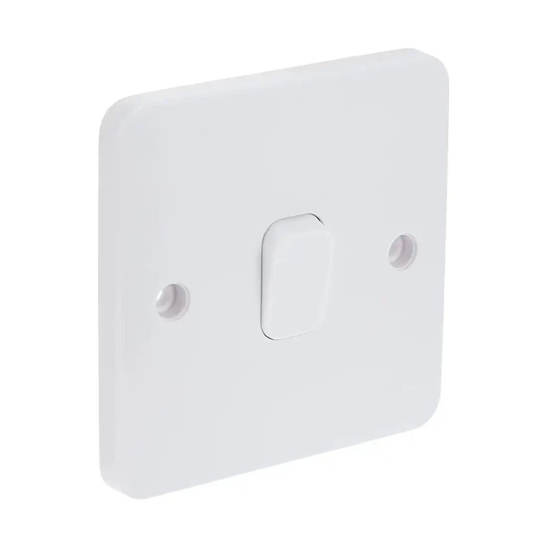Schneider Electric Lisse Single Way Plate Switch GGBL1011NIS, 1 Gang 1 Way 10AX - White
