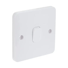 Schneider Electric Lisse Single Way Plate Switch GGBL1011NIS, 1 Gang 1 Way 10AX - White - Slide 2
