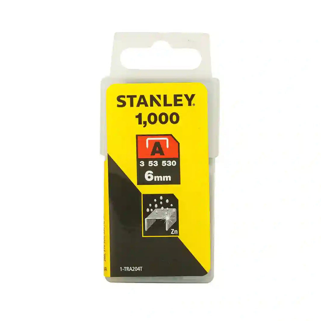 Stanley 1-TRA204T Light-Duty Staple, Type-A, 6mm