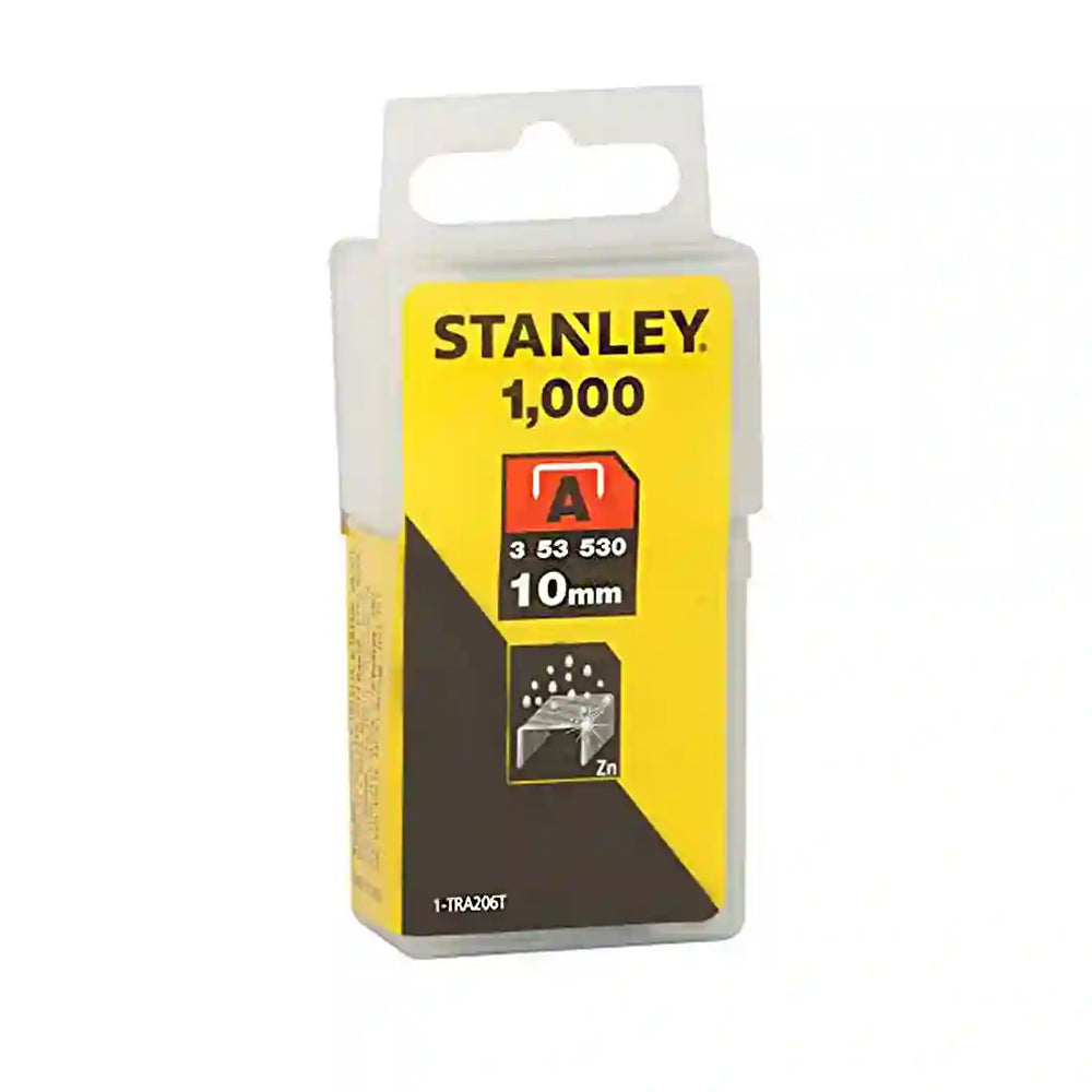 Stanley 1-TRA206T Light-Duty Staple, Type-A, 10mm