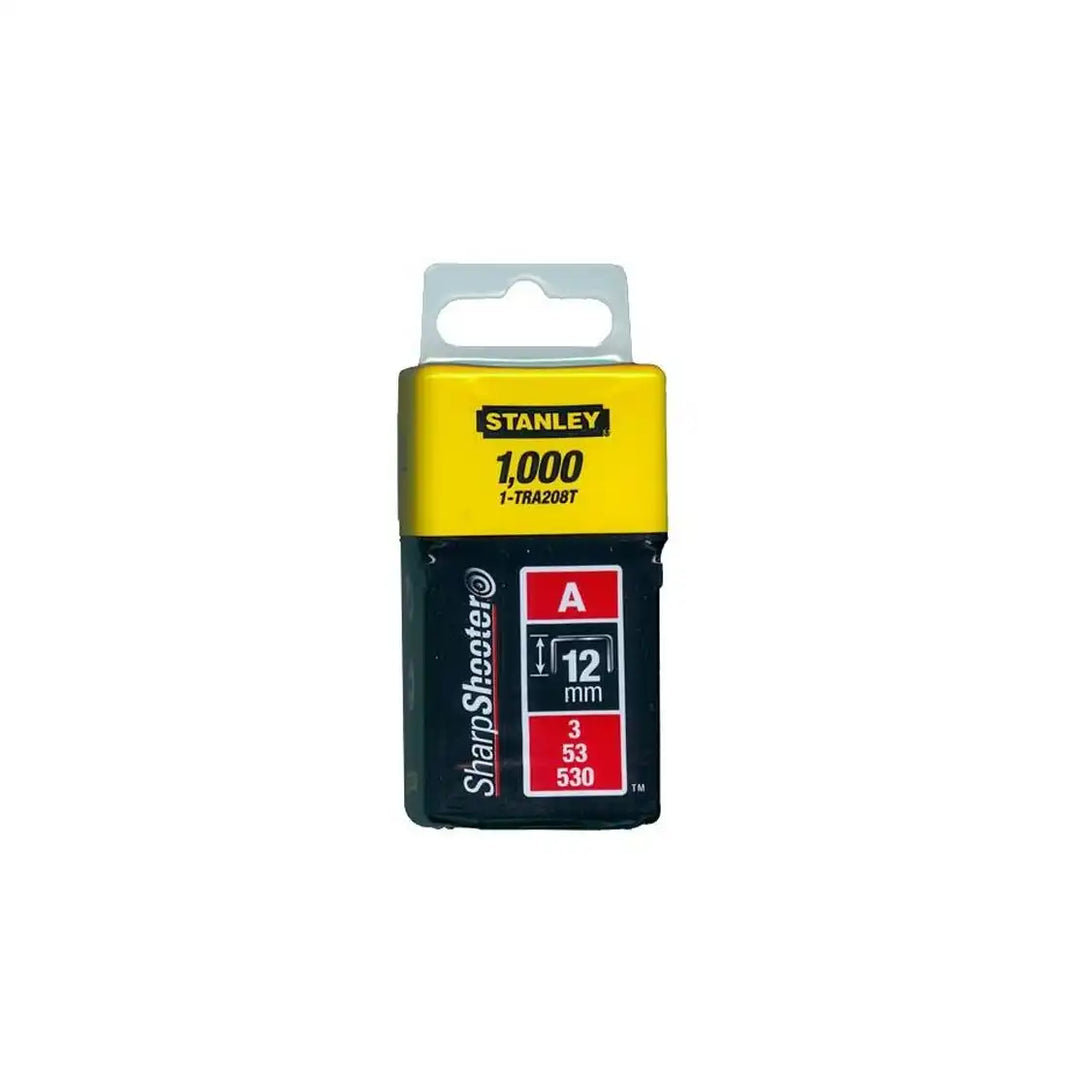 Stanley 1-TRA208T Light-Duty Staple, Type-A, 12mm
