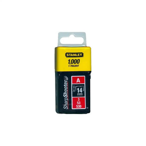 Stanley 1-TRA209T Light-Duty Staple, Type-A, 14mm