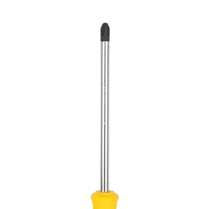 Stanley 2-65-173 Screwdriver with Magnetized Tip, Cushion Grip 3pt x 200 mm (+) Black & Yellow
