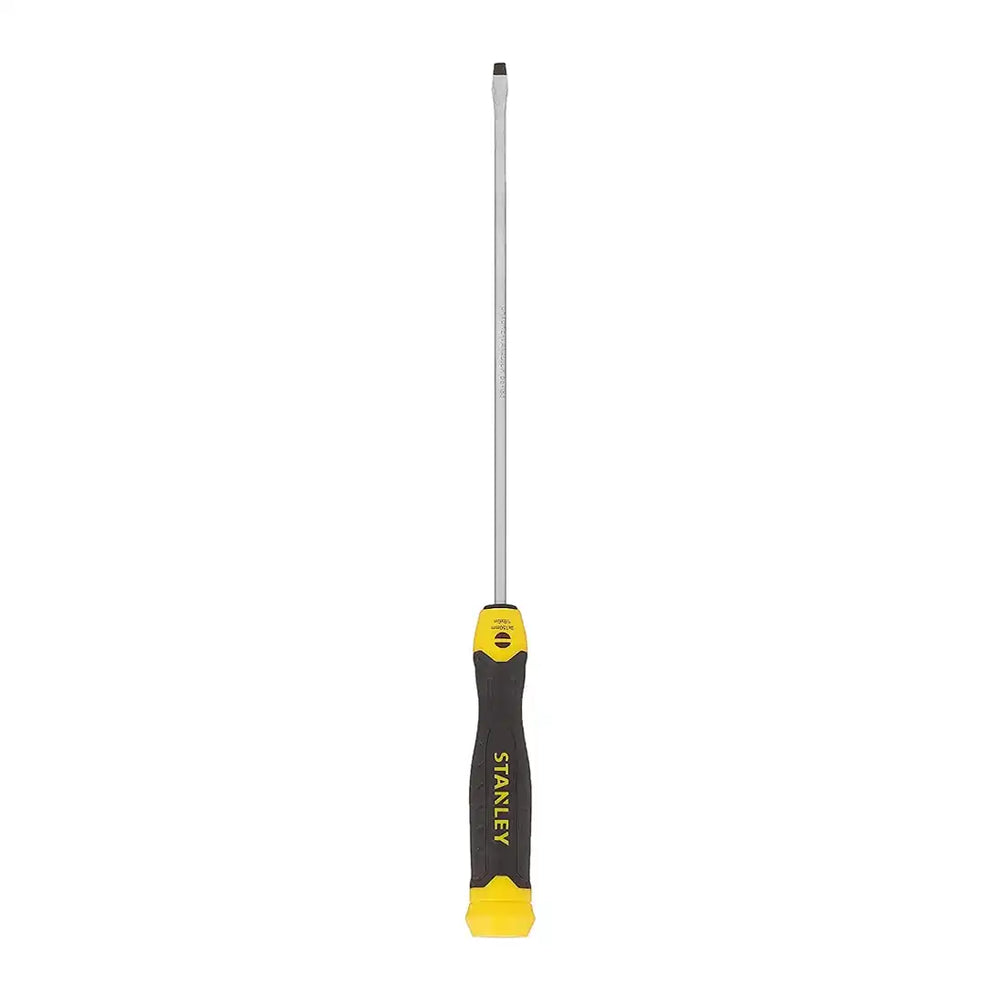 Stanley 2-65-183 Screwdriver with Magnetized Tip, Cushion Grip 3 x 150 mm (-) Black & Yellow