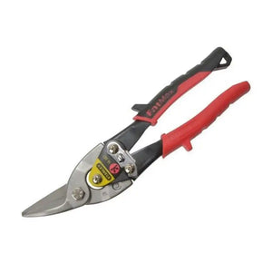 Stanley 214562 MaxSteel Aviation Snips, Left Cut - Red