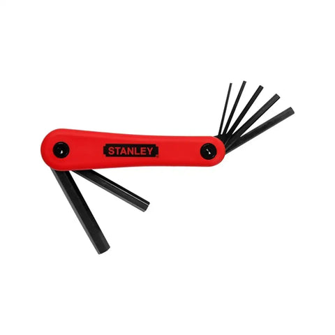 Stanley 4-69-262 Folding Hex Key Set 7 pcs, 2.5-10mm