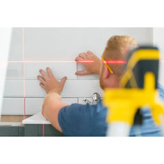 Stanley FMHT77585-1 50m FCL-R Cross Line Alkaline Red Beam Laser Level - Slide 4