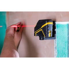 Stanley FMHT77585-1 50m FCL-R Cross Line Alkaline Red Beam Laser Level - Slide 7