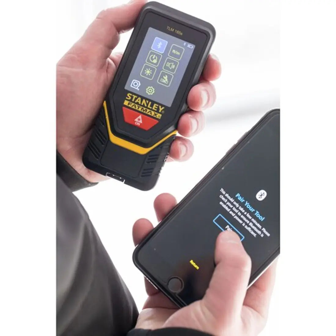 Stanley STHT1-77139 Fatmax 50m Laser Distance Measurer with Bluetooth Connectivity, TLM165s