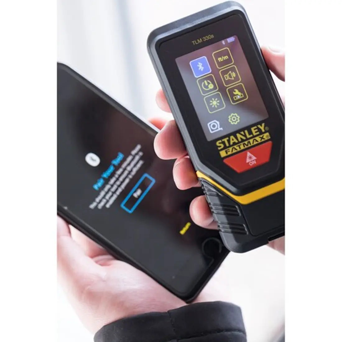Stanley STHT1-77140 Fatmax 100m Laser Distance Measurer with Bluetooth Connectivity, TLM330s