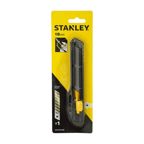 Stanley STHT10323-800 Slide Lock Snap-Off Knife 18mm - Black