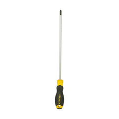 Stanley STMT60812-8 Phillips Screwdriver with Magnetized Tip, Cushion Grip PH2 x 200mm (+) - Black & Yellow - Slide 1