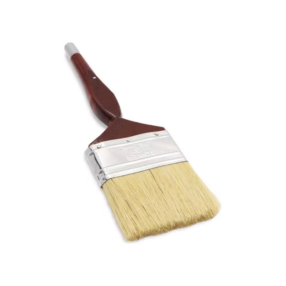 Tower Paint Brush with White Bristles 3 inch
