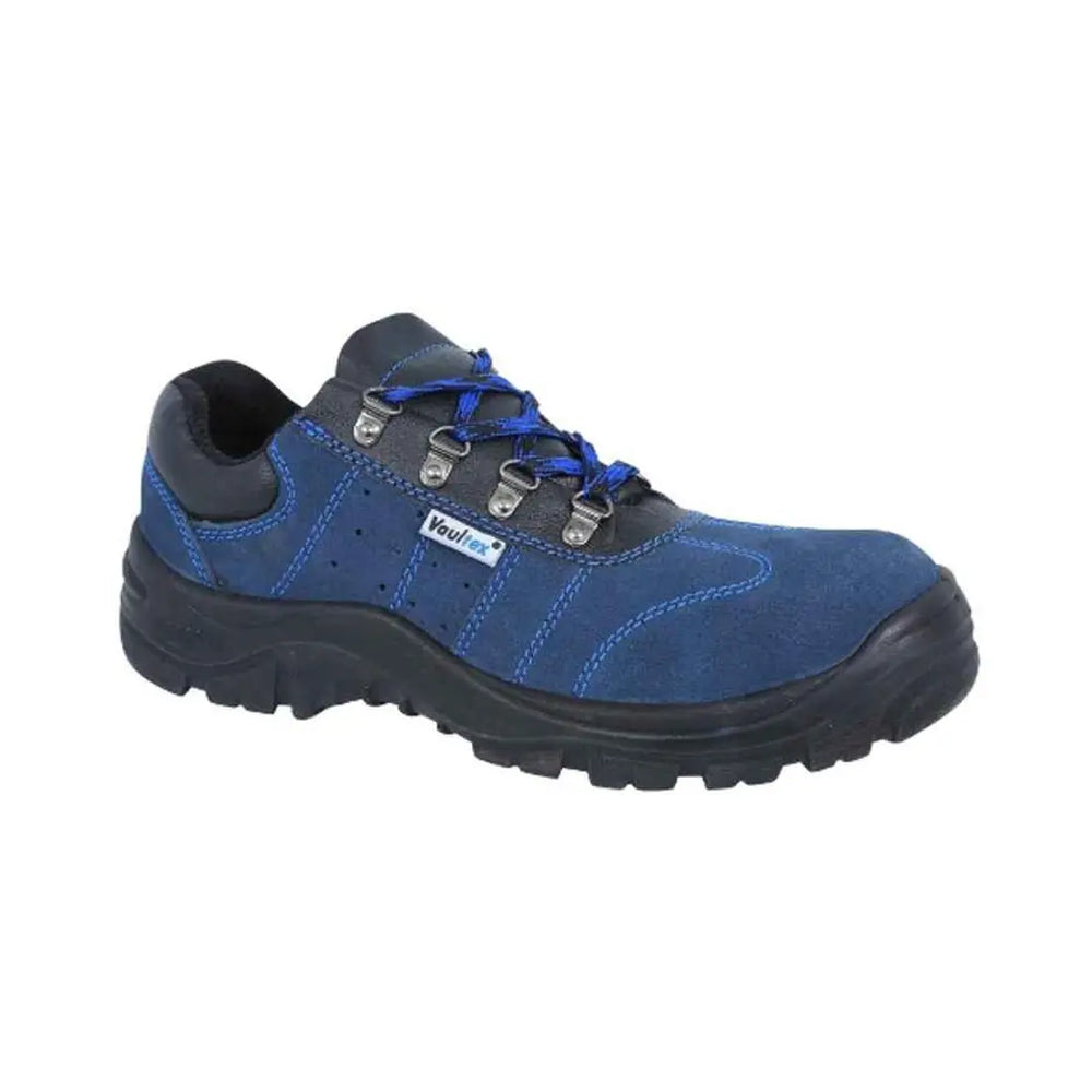 Vaultex BDL SBP Suede Leather Safety Shoes Blue & Black