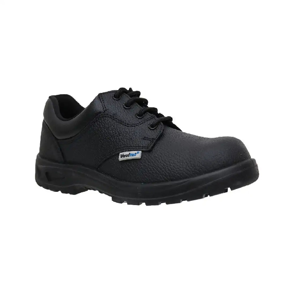Vaultex LIT SBP Low Ankle Leather Safety Shoes Black