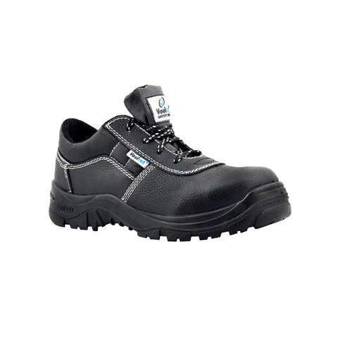 Vaultex SGN S3 Low Ankle Safety Shoes, Steel Toe - Black