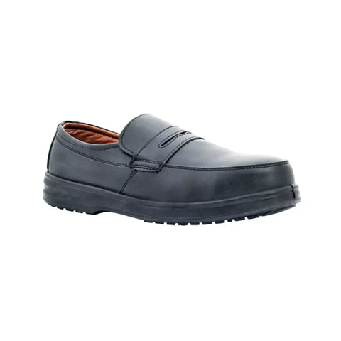 Vaultex VE5 S3 Low Ankle Safety Shoes, Steel Plate, Waterproof - Black