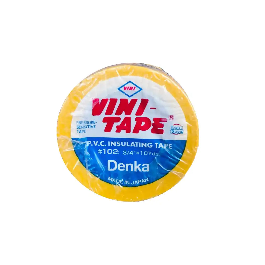 Vini PVC Insulation Tape, 10 pcs - Yellow