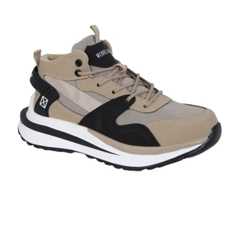 Workland PUM SBP Mid-Ankle Protective Safety Shoe - Light Brown