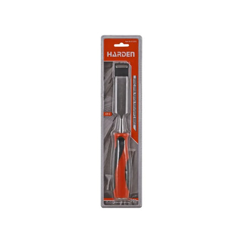 Harden 611018 Comfortable Handle Wood Chisel 25mm - Black/Orange